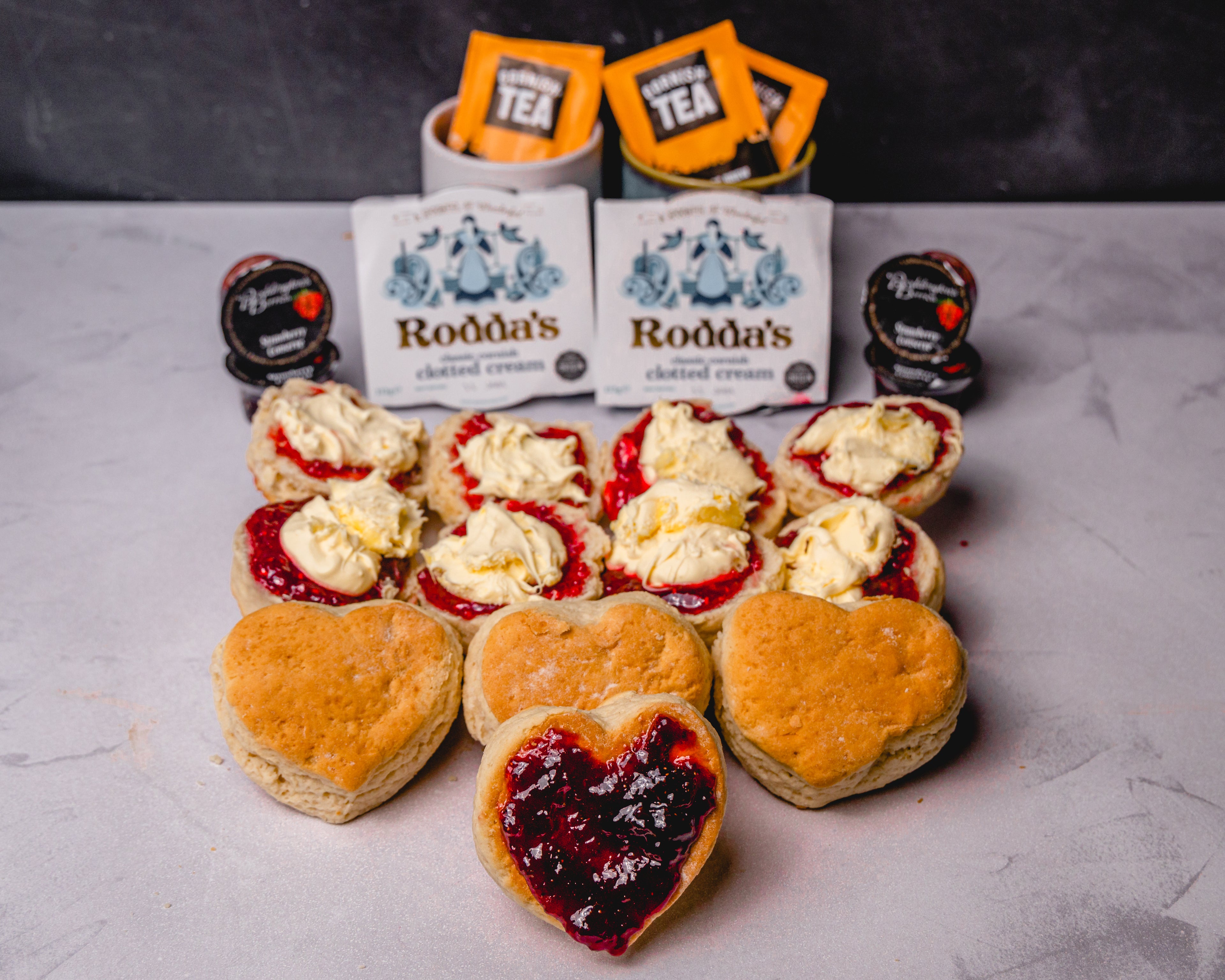 Love Heart Cream Teas