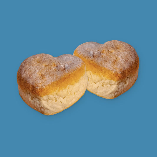 Love Heart Cream Tea Hamper For 2