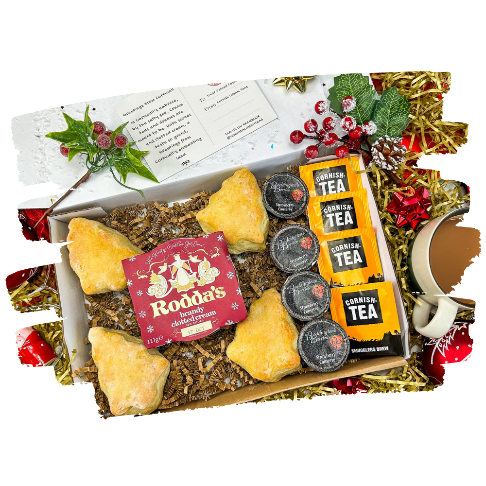 Unwrap the Magic of Christmas with Our Limited Edition Cornish Christmas Cream Tea! 🎄