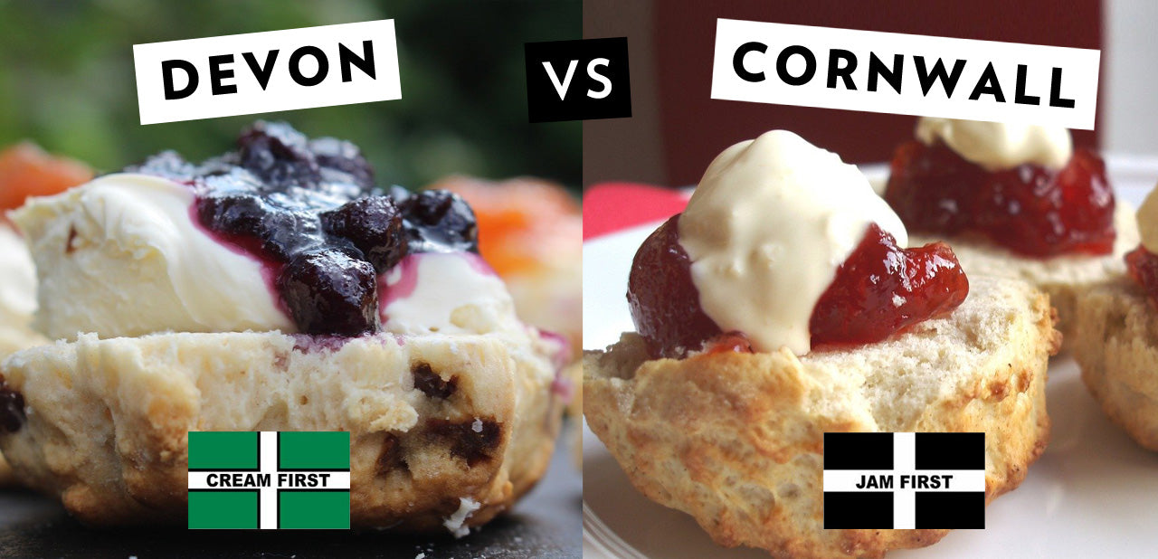 Devon vs Cornwall Scones