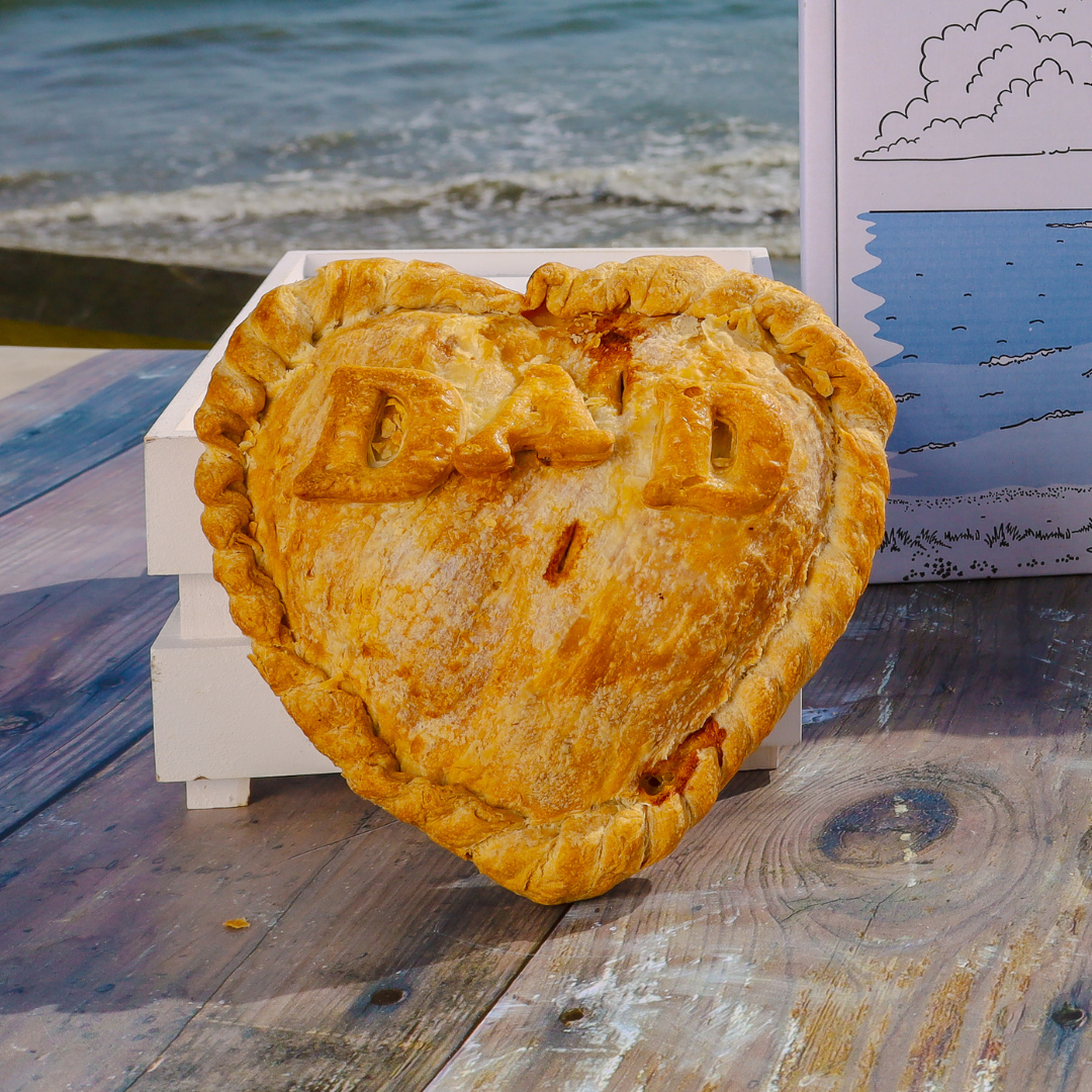 1 x Heart-Shaped "DAD" Pasty