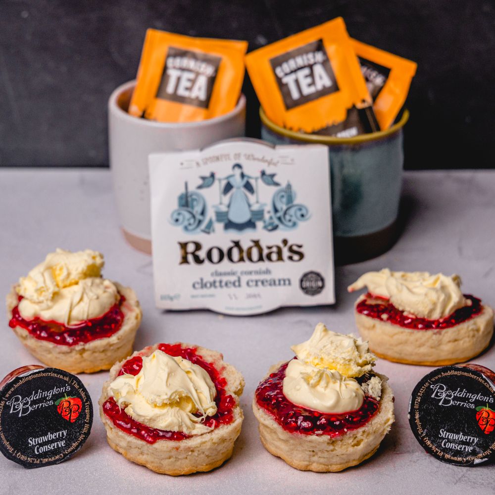 Mini Cream Tea Cornish Cream Tea For 2 I Cornish Clotted Cream Tea By Post – Cornish ...