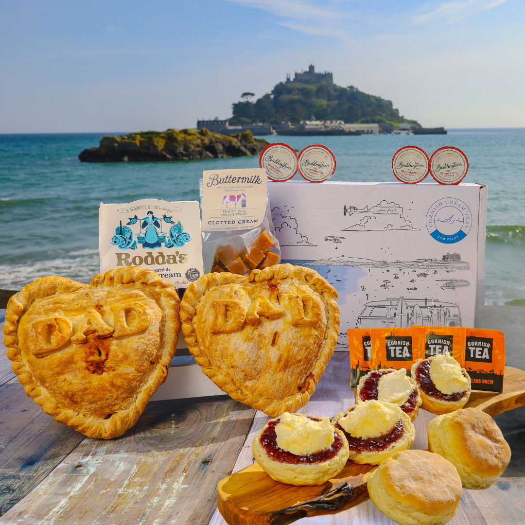 The Large Fathers Day Pasty & Cream Tea Box – Cornish Cream Teas