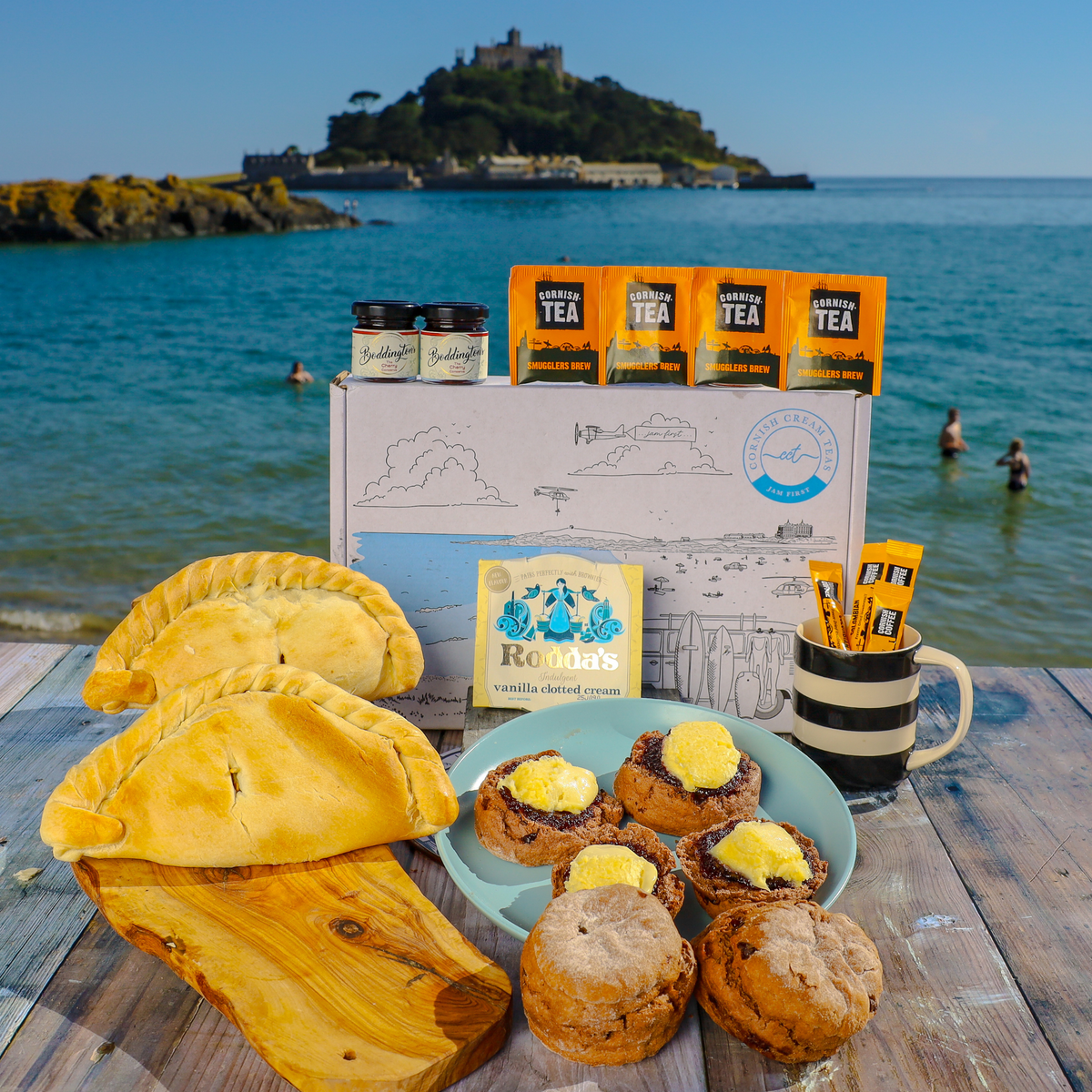 The Chocolate Scone & Pasty Hamper – Cornish Cream Teas