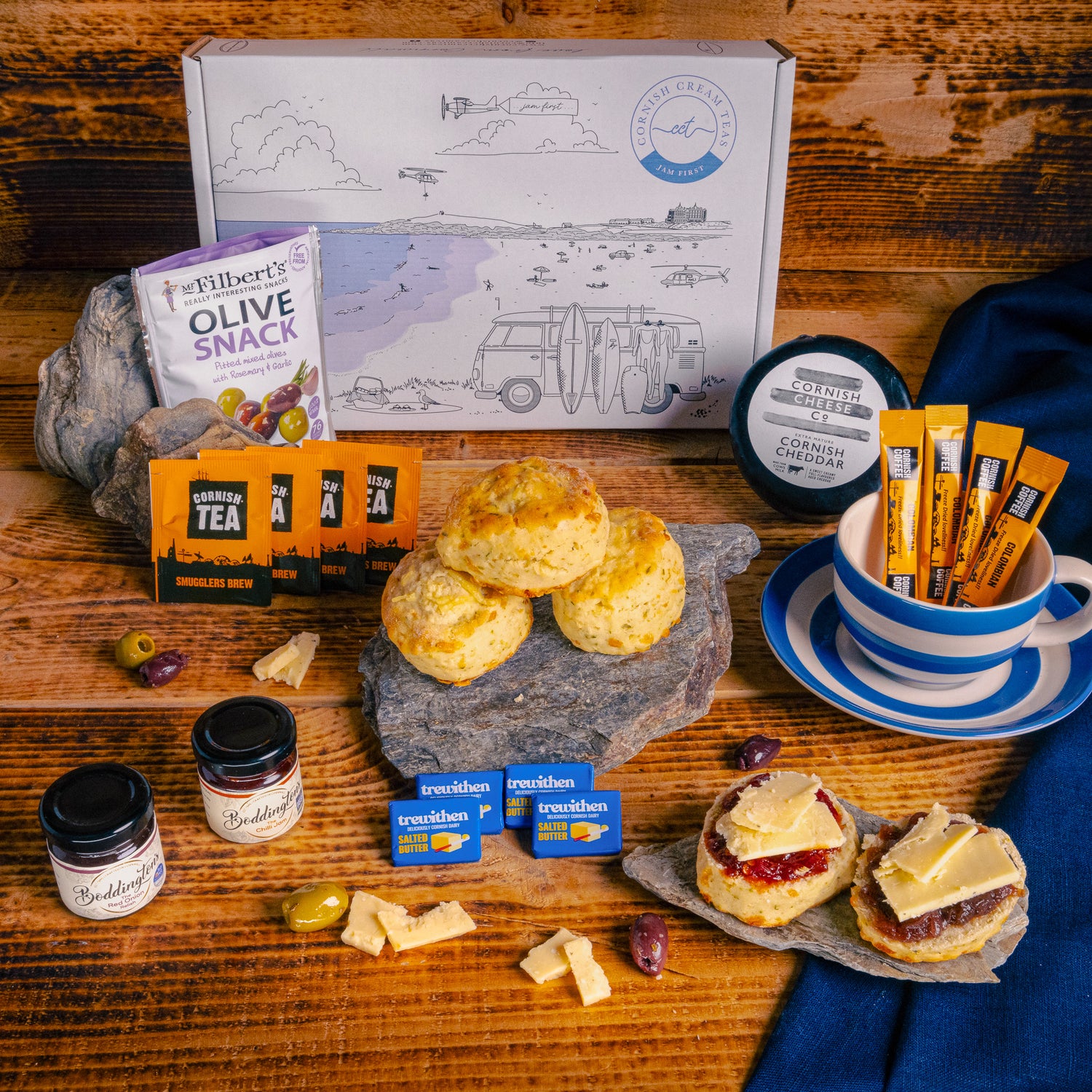 Cornish Cream Tea I Afternoon Tea Hamper Delivery I Cornwall Cream Tea ...