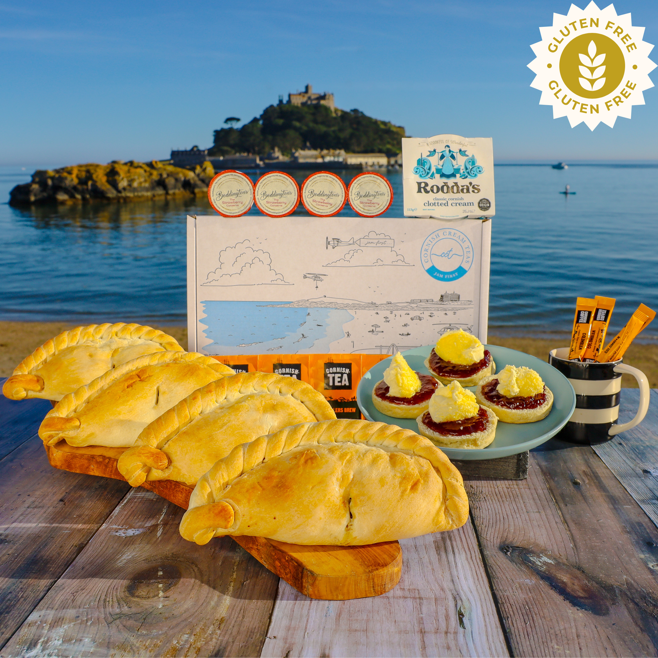 The Ultimate Gluten Free Cornish Pasty Hamper – Cornish Cream Teas