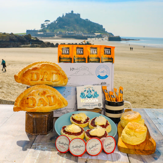 The Large Dads Pasty & Cream Tea Box