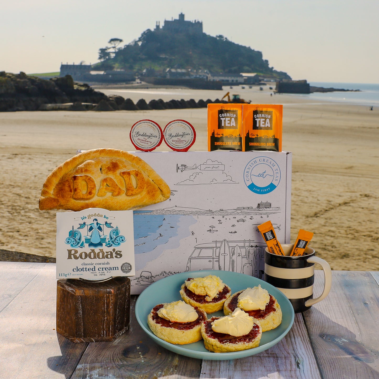 Dads Pasty & Cream Tea Box