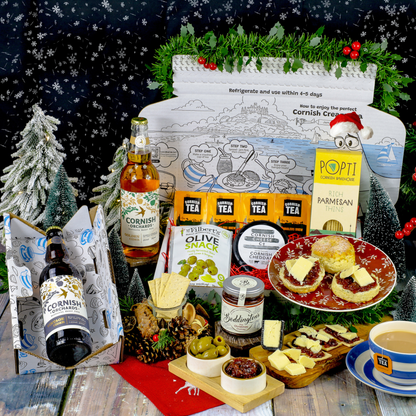 The Festive Cheese Tea & Cider Hamper