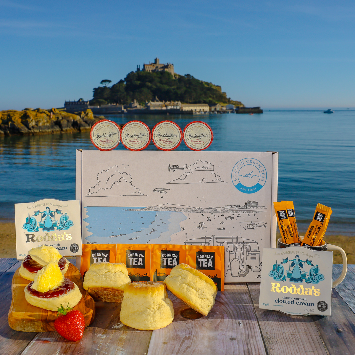 The Sweet & Savoury Cream Tea Box – Cornish Cream Teas
