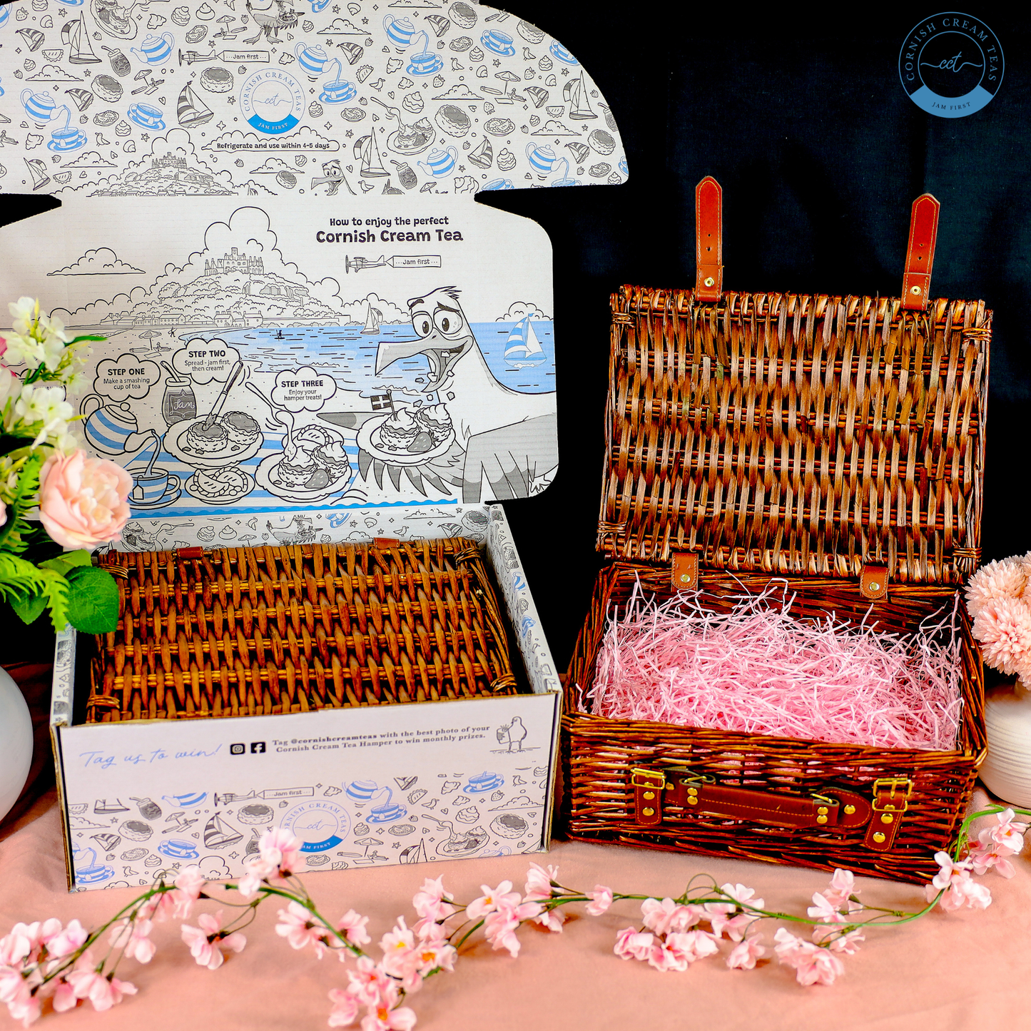 Wicker Hamper Basket